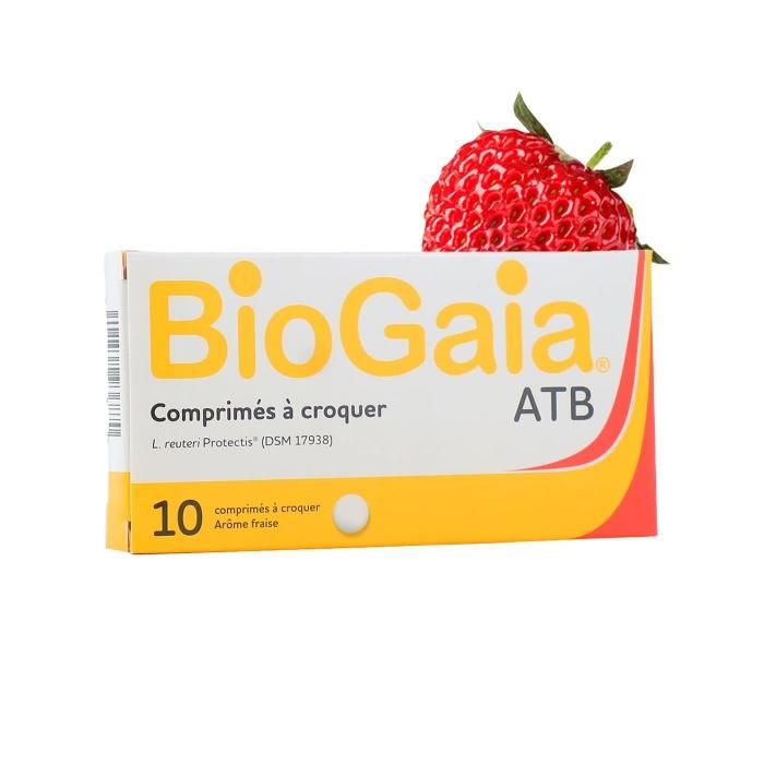 Biogaia Fraise Probiotique 30 Comprimés 3ans