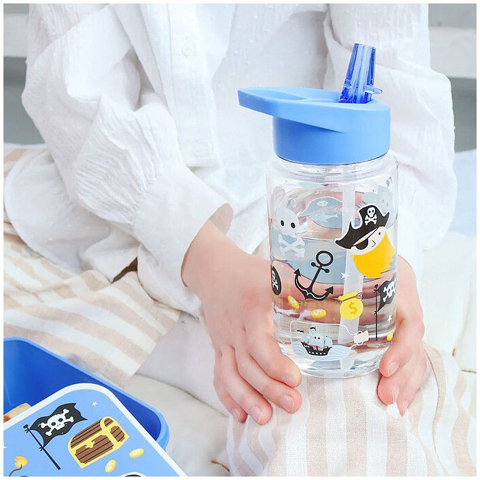 Gourde - A Little Lovely Company - Pirates - 450 ml - Sans BPA - Multisport - Enfant