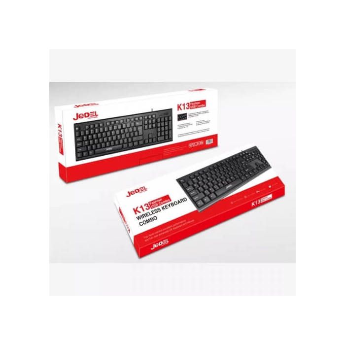 Clavier - JEDEL - Office Keyboard Jeo - Filaire - Saisie fluide - Noir