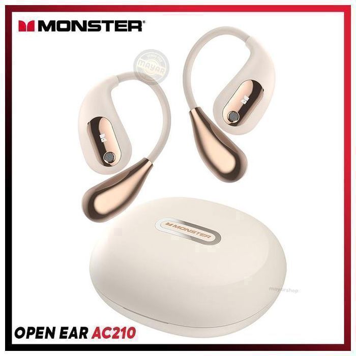 Écouteurs Bluetooth - MONSTER - AC210 - Son 360° - Étanchéité IPX5 - Autonomie 30h