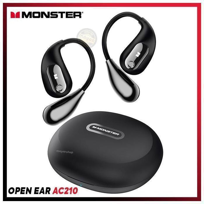 Écouteurs - MONSTER - AC210 - Bluetooth 5.4 - Son 360° - IPX5 - 20h autonomie
