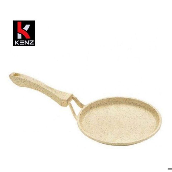 Poêle à Crêpes - KENZ - 24CM - Granit - Anti-adhésif - Compatible tous feux