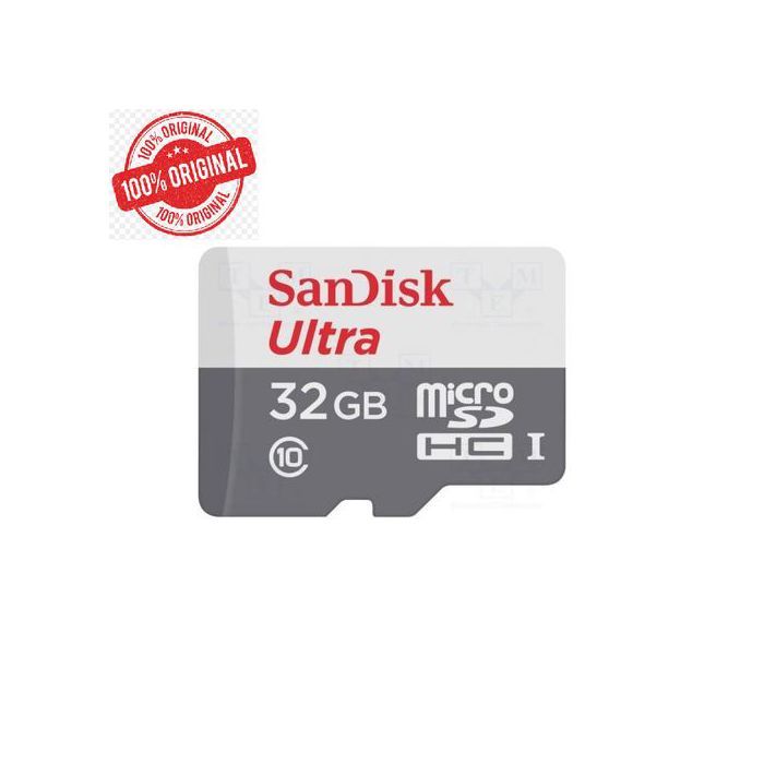 Sandisk Memory Card Micro SD - Carte Mémoire Micro SC - Classe 10 - 32GB