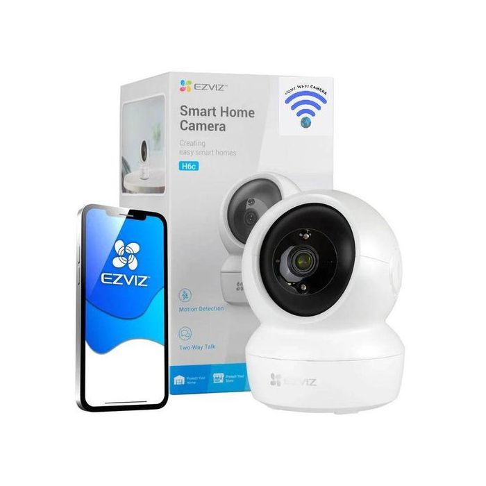 Ezviz Caméra H6C PRO 1080P Wi-Fi panoramique intelligente 2 MP