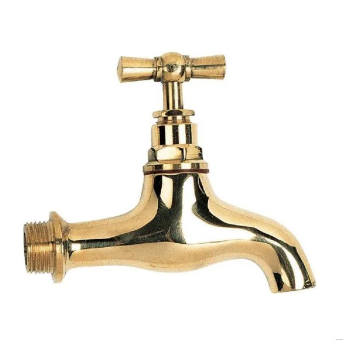 Robinet de service 1/2 Chrome