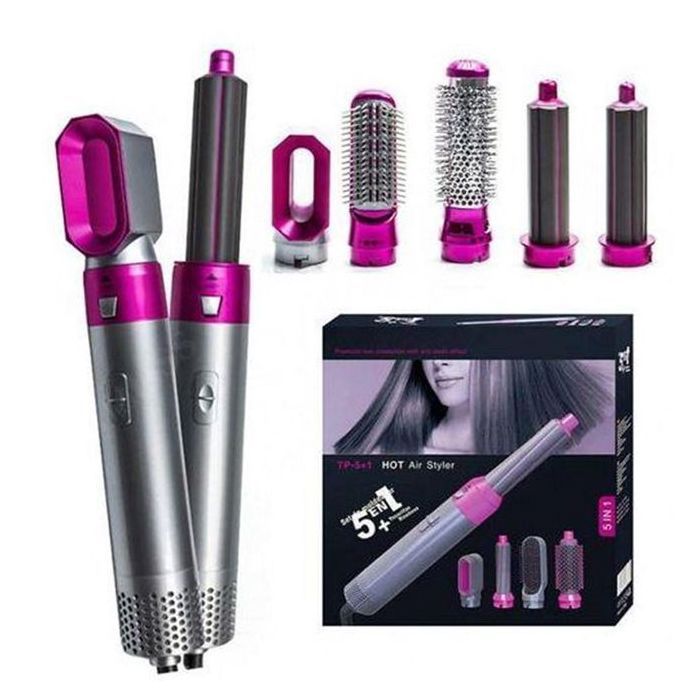 Brosse soufflante 5 en 1, Sèche-cheveux , Outils de Coiffure Multifonctions, Fers à Lisser