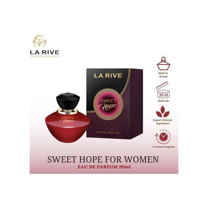 Eau de Parfum - LA RIVE - Sweet Hope - 90ml - Notes de vanille - Notes florales - Pour femme