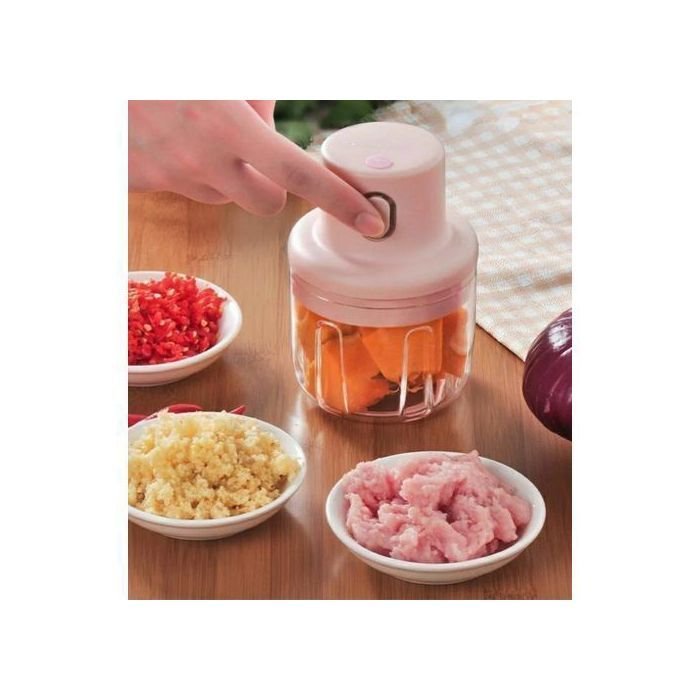 Coupe-légumes électrique Portable, Hachoir électrique for ail, Piment, Oignon,