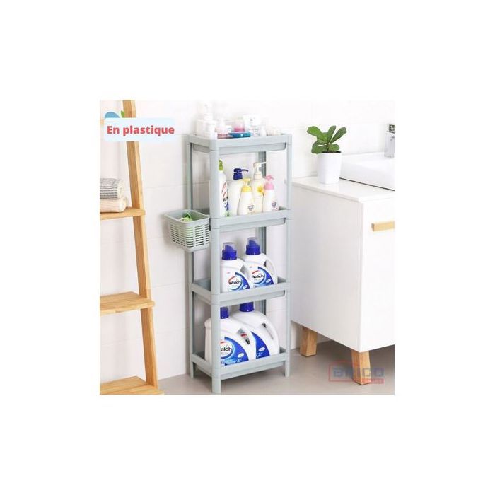Meuble 4 Étagères Salle de Bain (Suède import)