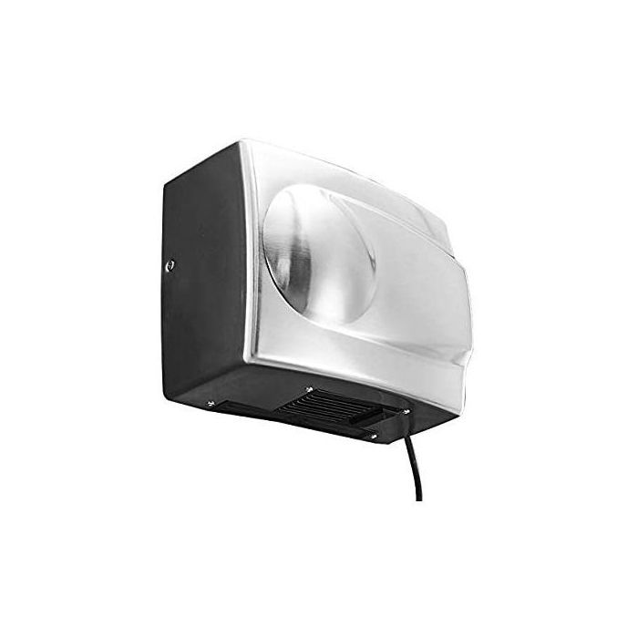 Sèche-mains Inox , séchoir à mains pour salle de bains d'hôtel