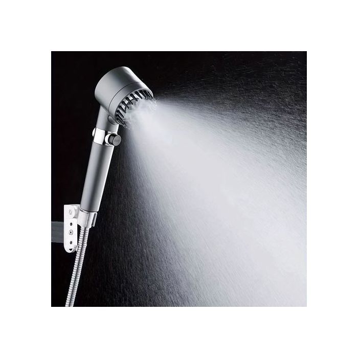 Pomme de douche HAUTE PRESSION + Filtre, Douchette à 3 modes, brosse