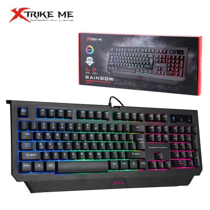 Clavier Gaming - XTRIKE ME - KB-507 - Rétroéclairage Arc-en-Ciel - Anti-Ghosting - Ergonomique