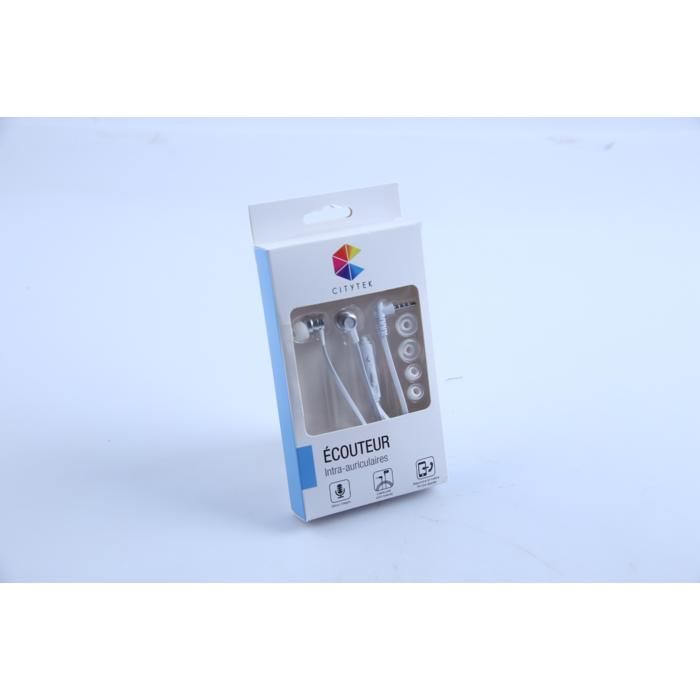 Écouteur + micro jack MF109374 Citytek