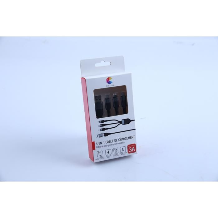 Câble multifonction 6 en 1 MF109371 Citytek