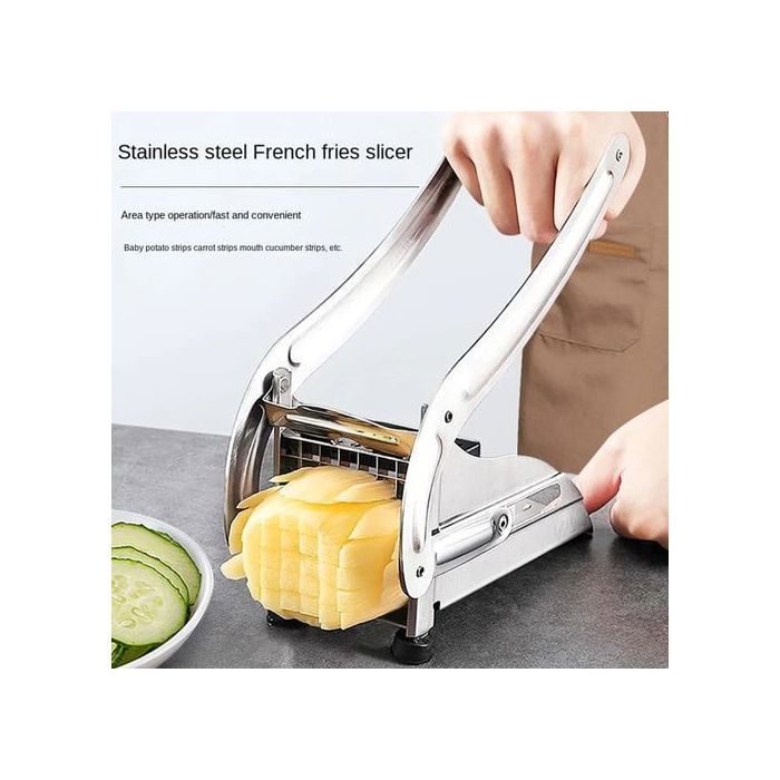 Trancheuse à frites en acier inoxydable, coupe-frites rapide