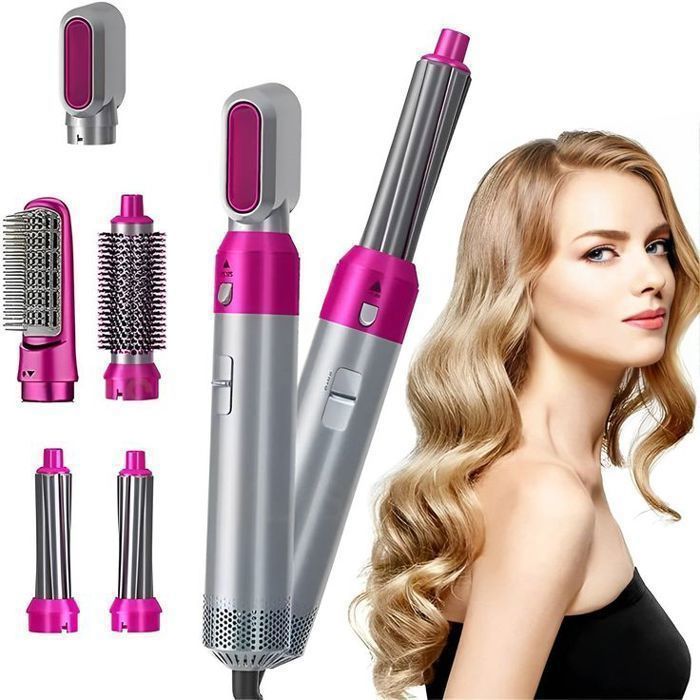 multifonctions Brosse sèche-cheveux électrique 5in1