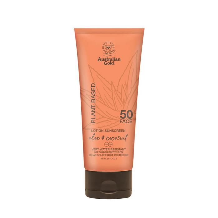Crème solaire - AUSTRALIAN GOLD - SPF 50 - 88 ml - Aloe vera - Huile de coco - Hypoallergénique