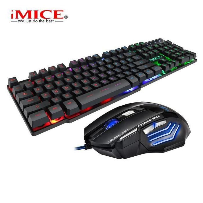 PACK Clavier Souris ENSEMBLE Gamer KM-680 filaire RGB LED rétroéclairé USB