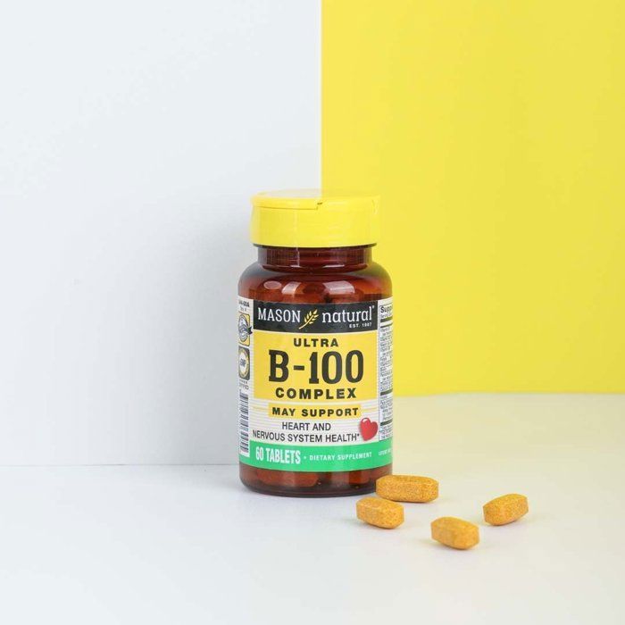Complexe Ultra B 100 – 60 Tablets – Mason Natural