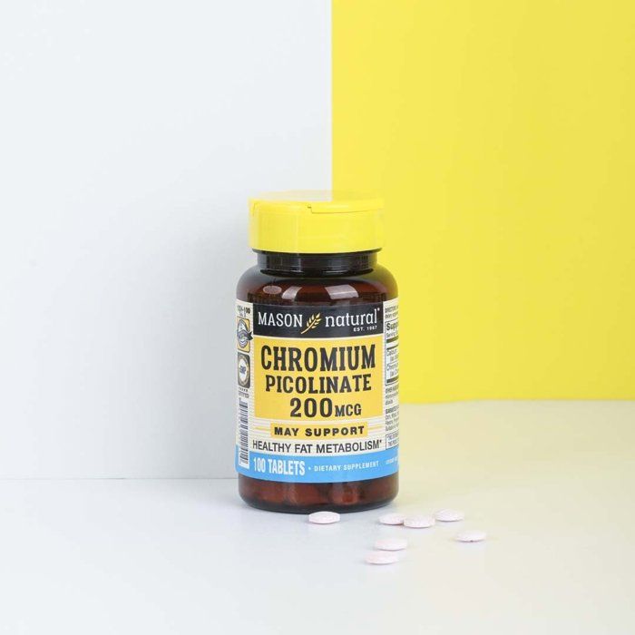 Chromium Picolinate – 100 pastilles – Mason Natural
