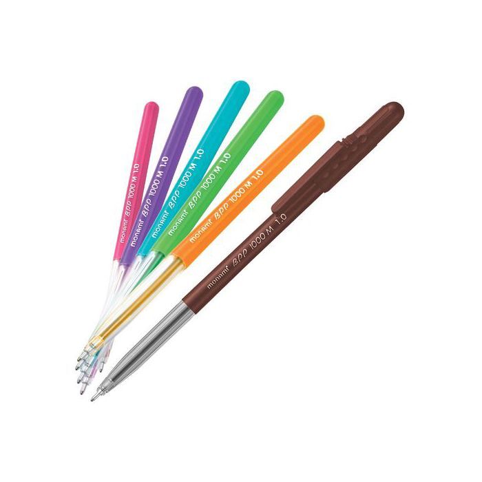 Boite de 50 stylos à bille bpp-1000 multi-couleur