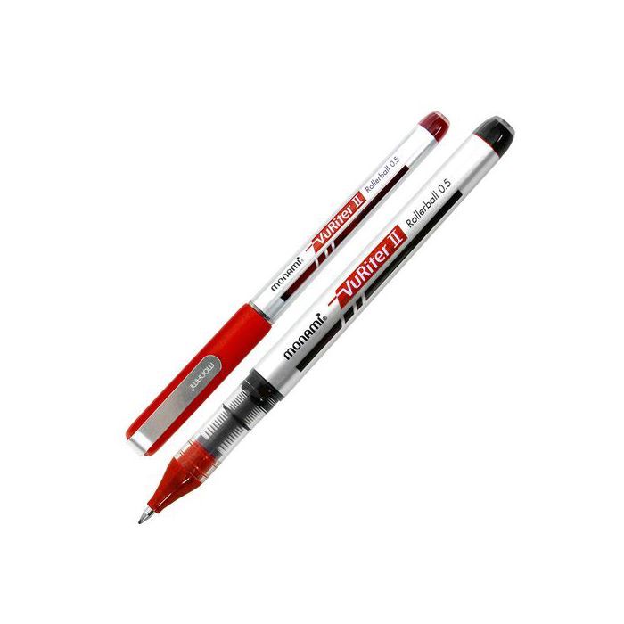 Boite de 12 stylos vuriter ii roller 0.5mm rouge