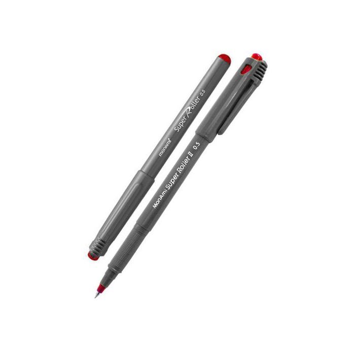 Boite de 12 stylos super roller 0,5mm rouge