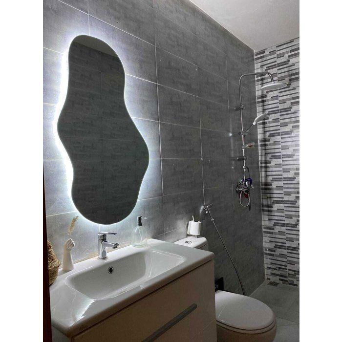 Miroir décoratif - Magnum - 100x60 cm - Verre 6 mm - Support de fixation inclus - Design moderne