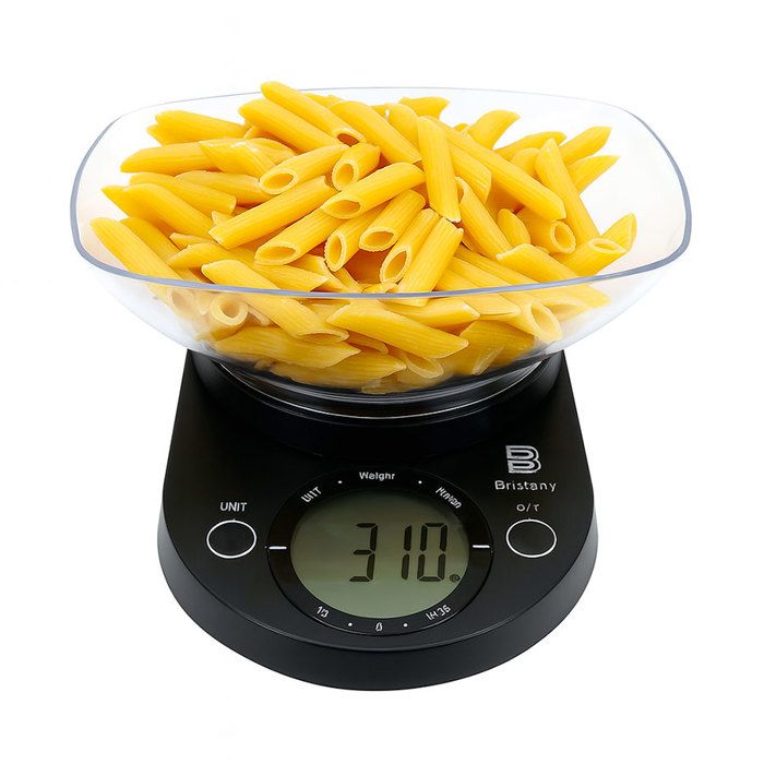 Balance de cuisine électronique - BRITTANY - Modèle avec Bol - 5Kg - Précision 1g - Tare automatique