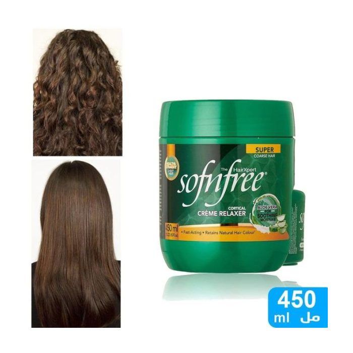 Défrisant - SOFNFREE - Kit Défrisant - 450 ml - Soin Démêlant - Aloe Vera