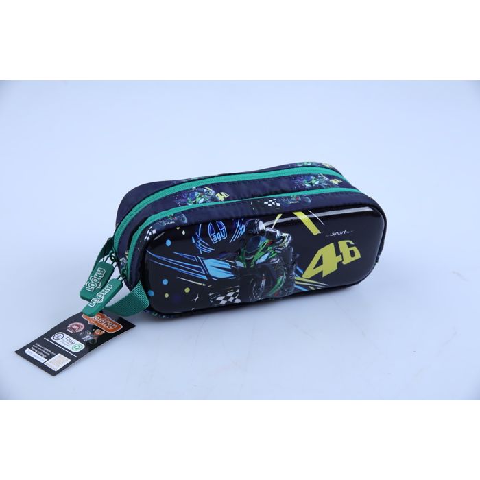 TROUSSE RECTANGULAIRE 2 ZIPS VISUEL 3D GARCON