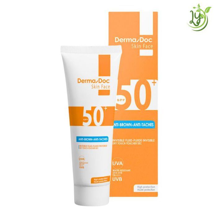 DermaDoc Ecran Solaire Invisible Spf50+ 50ml anti tache