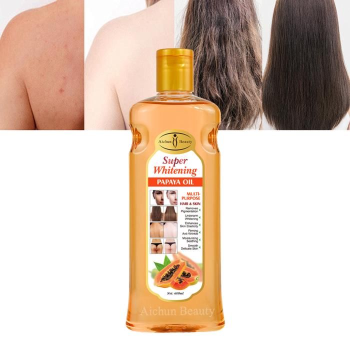 Huile essentiell de blanchiment de papaye