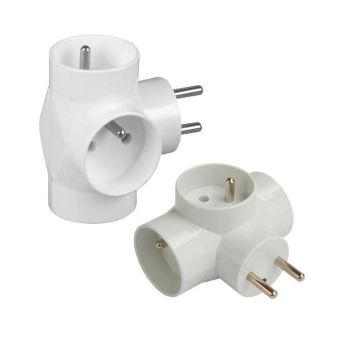 Répartiteur 3 prises // multiprises // double prises // bloc 3 prise // prise