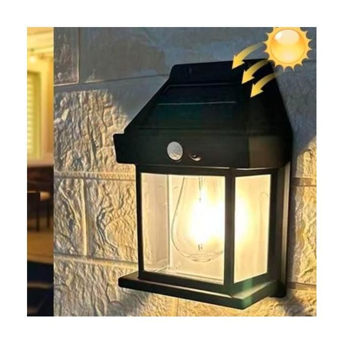 Applique murale solaire - Lampe Solaire - Détecteur de mouvement - Éclairage automatique - Économie d'énergie