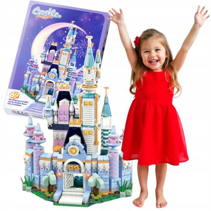 Château de la Princesse 6-en-1 – Jeu de Construction 535 Pièces