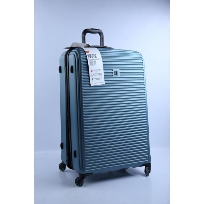 Valise - IT LUGGAGE - Shutter - Grande taille 71cm - Couleur Bleu - Coque Rigide