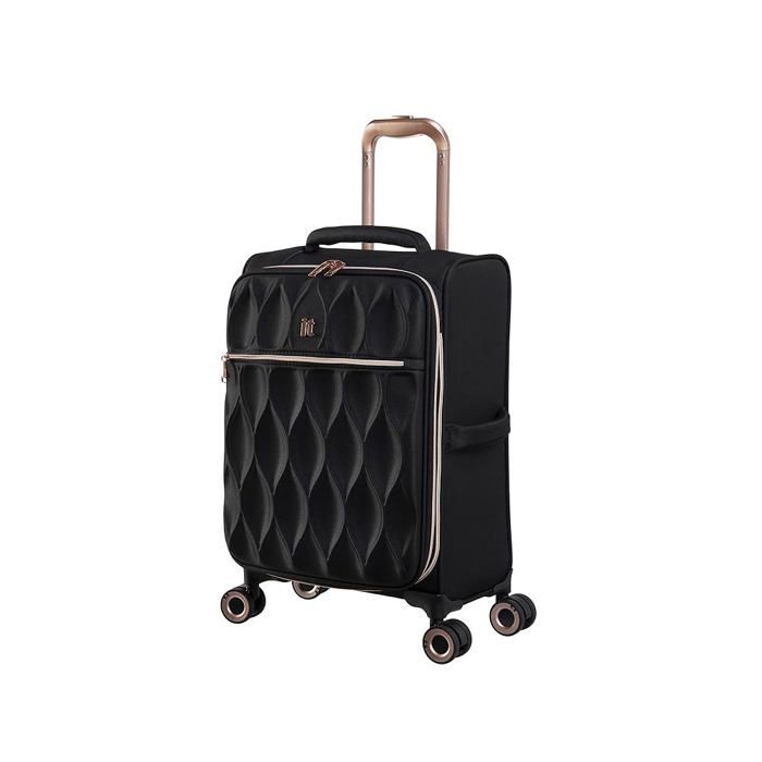Valise - IT LUGGAGE - Enliven - Petite taille 47,5cm - Couleur noire - Trolley inclus