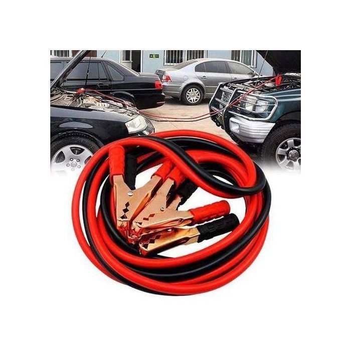 Câbles de Démarrage Auto 2m – Haute Résistance 600AMP pour Démarrage Puissant