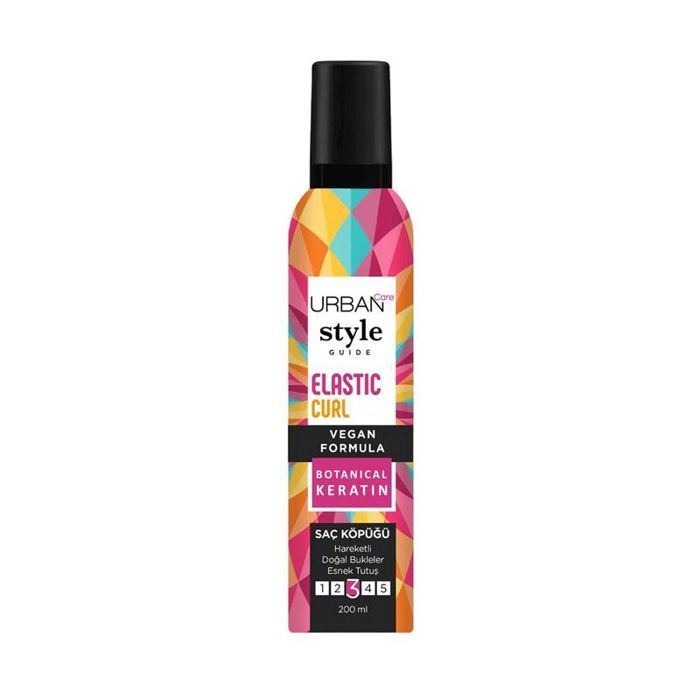 URBAN CARE STYLE ELASTIC CURL HAIR MOUSSE 200ML