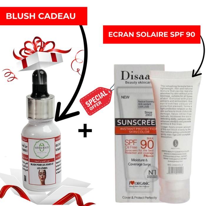 Crème solaire - DISAAR - SPF Max 90 - 40g - Non gras - Protection UV