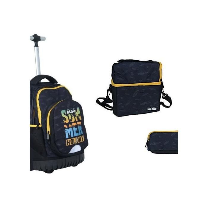Cartable trolley 3 pièces 17" Summer- ALGO