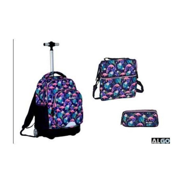 CARTABLE TROLLEY 3 PIECES ALGO 17" 
FLAMENCO