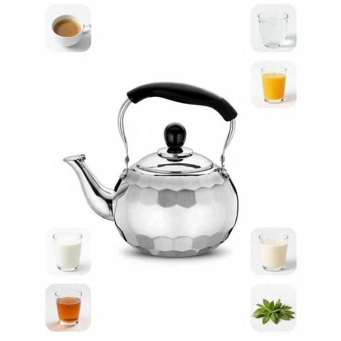 Bouilloire Sifflante - AYA HOME - 3 Litres - Inox - Anti-calcaire - Maintien au chaud