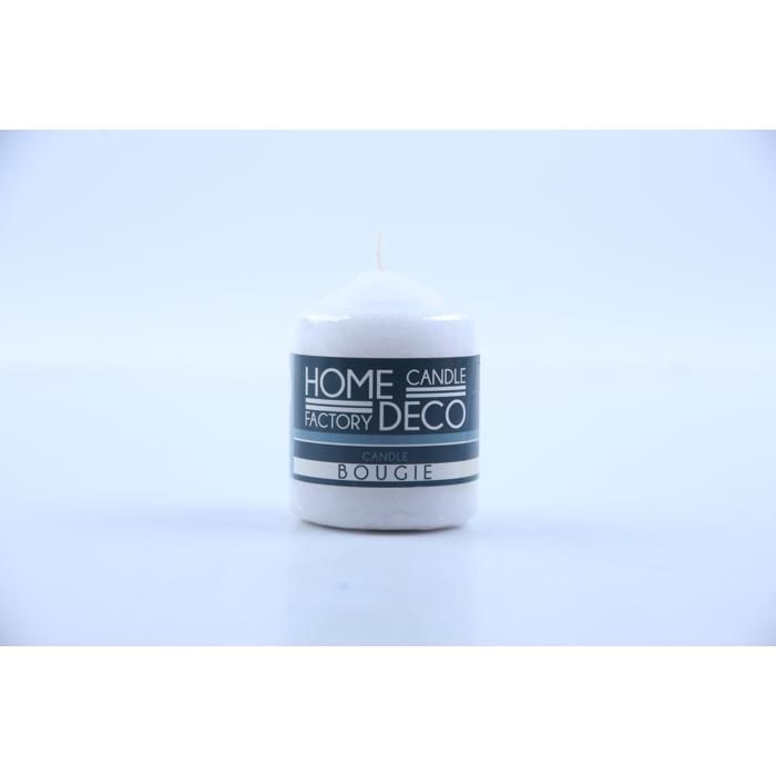 Bougie pilier blanche 80 x 58 mm