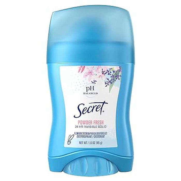 Déodorant - SECRET - Powder Fresh - 45 ml - Sans sels d'aluminium - Parfum poudré