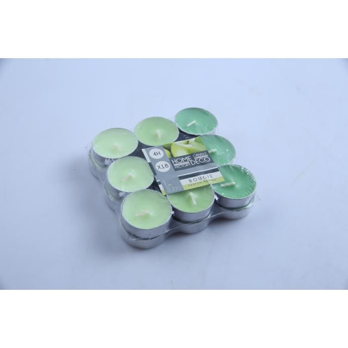 Bougies chauffe-plat parfumées pomme x18 – 4h