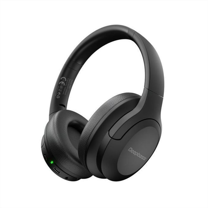 Casque sans fil - Deep Bass - R500 ANC - Noir - ANC - Sur-oreille