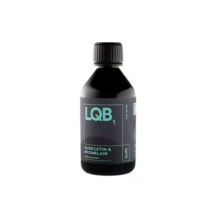 Lipolife  LQB1 Quercétine et bromélaïne liposomales, 240ml - Made in UK
