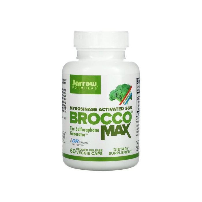 Jarrow Formulas BroccoMax, SGS activé par la myrosinase, 60 capsules Made in USA
